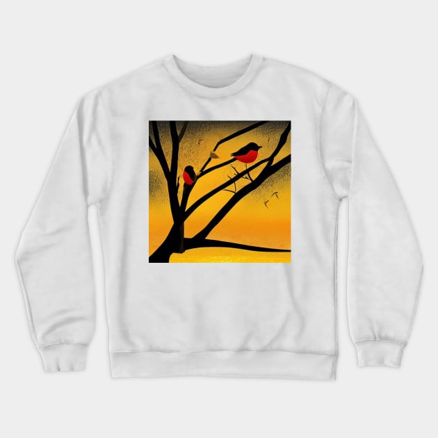 Rustic Sunset Crewneck Sweatshirt by ErikBowmanDesigns